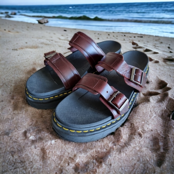 Dr. Martens Other - Dr martens brown leather myles sandals uk 10